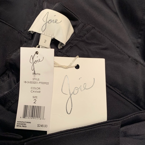 JOIE: LUXE BALLET Wrap Caviar Erlette Cargo Pants - Picture 2 of 8